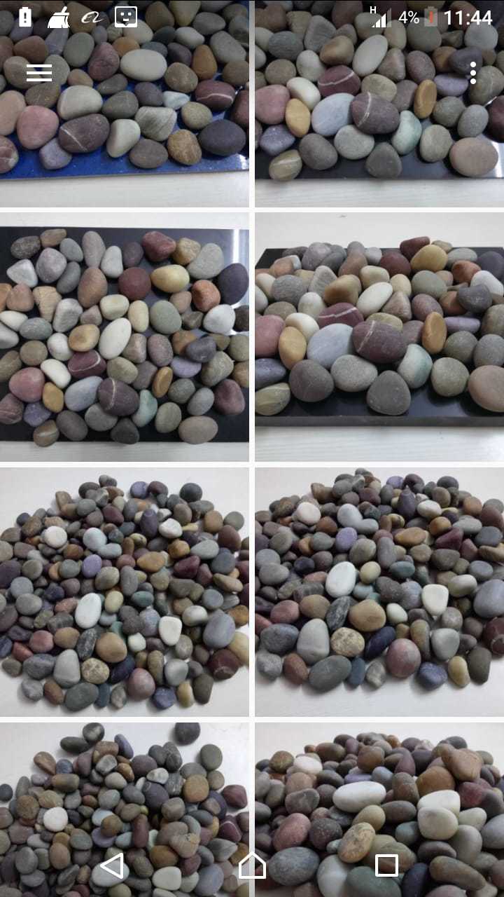 Sea coral surface landscaping Natural River Pebble Stone and cobbles for export price per ton