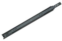 Cable Channel - Zinc Alloy, 10 To 24 Inches, Sleek Black | Ideal For Office Furniture, Kitchen Cabinets, And Home Drawers