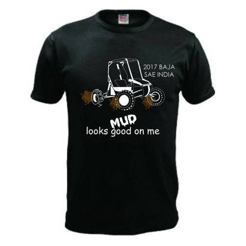 Mens Customised Round Neck T Shirt