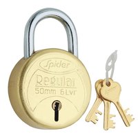 Brass Pad Lock - Color: Silver & Golden