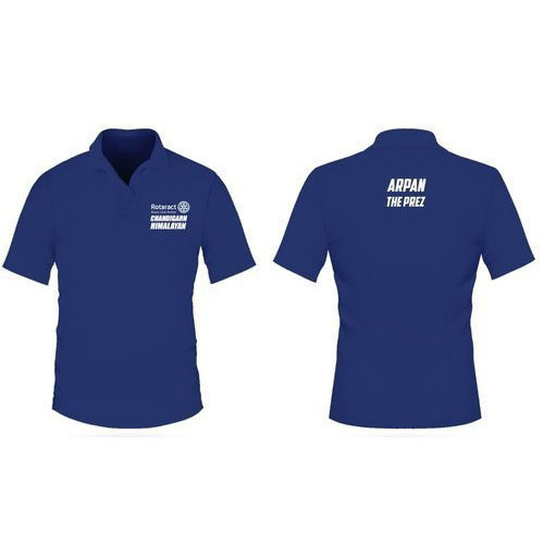 Mens Half Sleeves Collar T Shirt