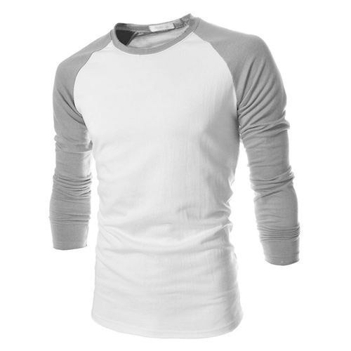 Mens Full Sleeves Two Tone T Shirt
