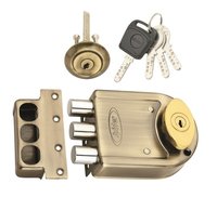Tri Bolt - Finish: Antique Brass