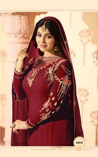 Embroidered Georgette Wedding Suit