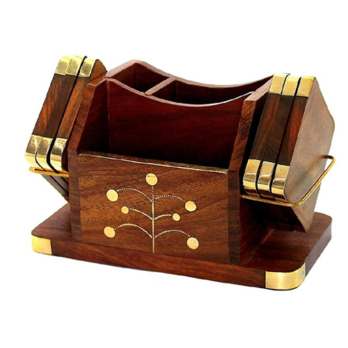 Wooden Pen Holder