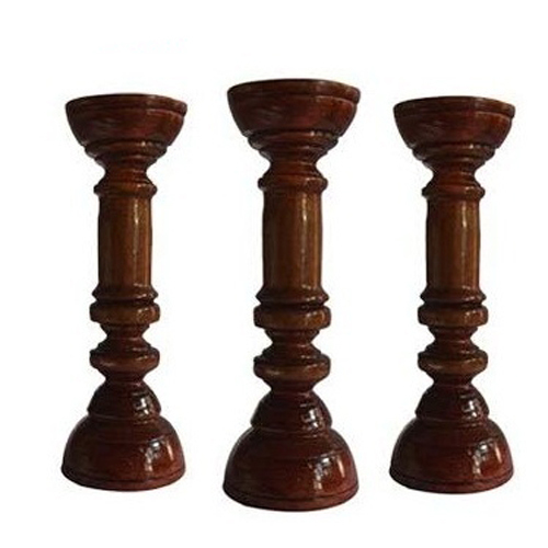 Wooden Candle Stand