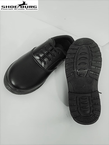 No Fade Boys Black School Shoes