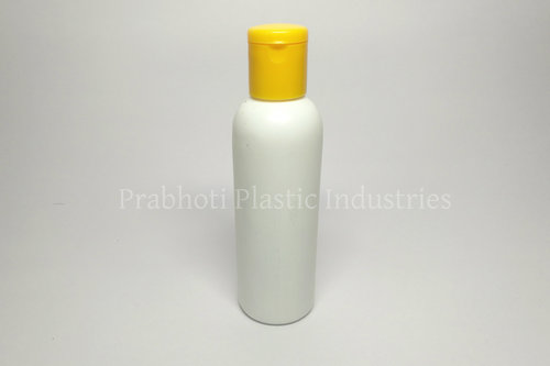 Round HDPE Bottle With Flip Top Cap