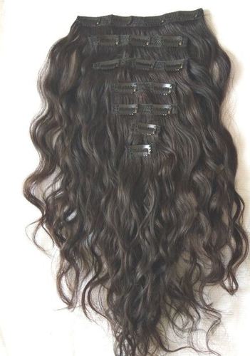 Raw Wavy Clip In Wavy Human Hair