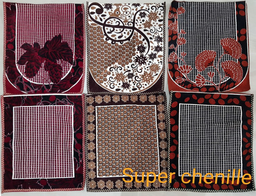 Chenille Sofa Panel Cover By DAS FURNISHING