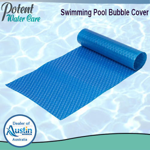 Blue Swimming Pool Bubble Cover