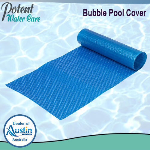 Blue Bubble Pool Cover