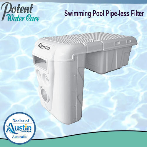 White Pipeless Pool Filters