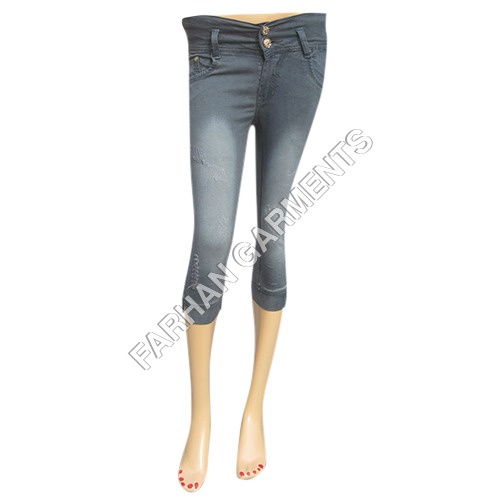 Black And Blue And All Regular Colors. Ladies Plain Capri