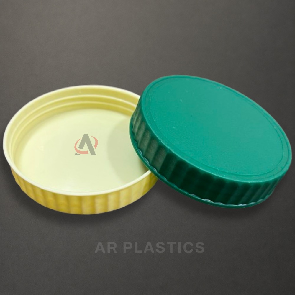 73 mm Design Cap - 73 Millimeter Diameter, Plastic Material, User-Friendly Design, Versatile Usage for Jars, Available in Varied Colors