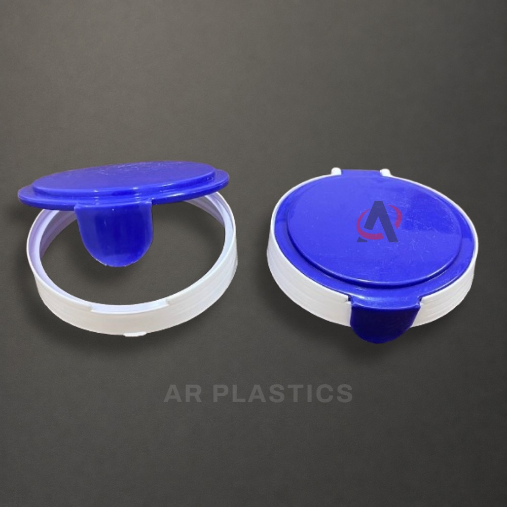 96 MM Fliptop Cap - Plastic Material, 96 Millimeter Diameter, Multicolor | Customized Options Available, User-Friendly Design, High Strength, and Lightweight