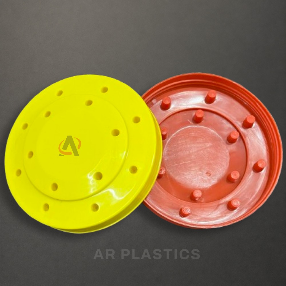 120 Mm Lollipop Jar Cap - Plastic Material, 120 Mm Diameter, Pink Color | User-friendly, Lightweight, Customizable Design For Confectionery Jars