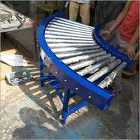 Power Roller Conveyor - Aluminum, 1-10 Feet, Blue | Flexible Design, Variable Speed, Semi-automatic, Ideal For Material Handling In Various Industries