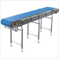 Horizontal Belt Conveyor - Durable Steel Frame, 10 Feet Length , High Efficiency Material Handling System