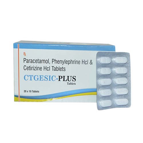 Paracetamol, Phenylephrine HCL & Cetirizine HCL Tablets By M PIOUS INNOVATIVE HEALTH CARE LLP