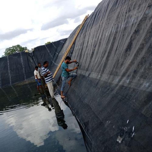 Pond Lining Patch Work