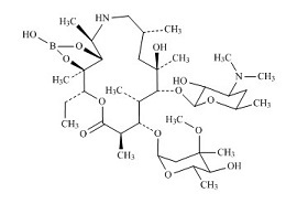 Azaerythromycin A 11,12-hydrogen borate