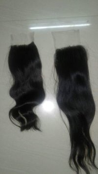Natural Colour Black And Brown Deep Straight Closures Hair
