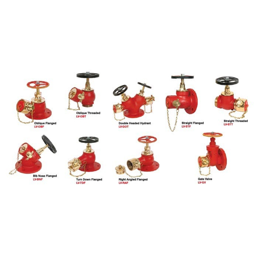 Red Fire Hydrant System