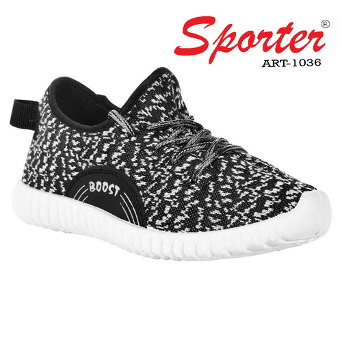 Sporter Men/Boys Canvas Black-1036 Casuals Shoes