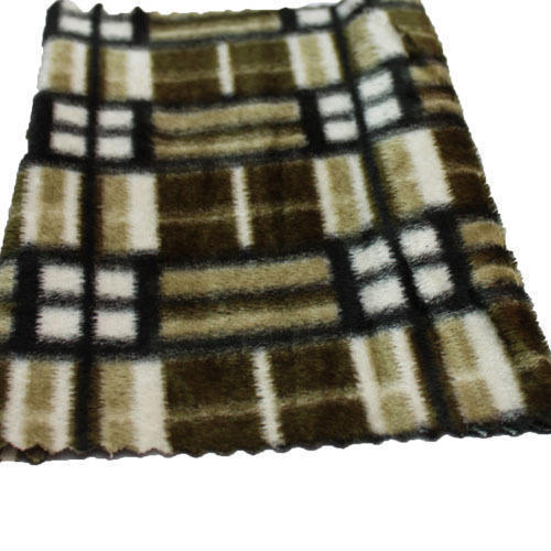 Black Print Pile Printed Fabric