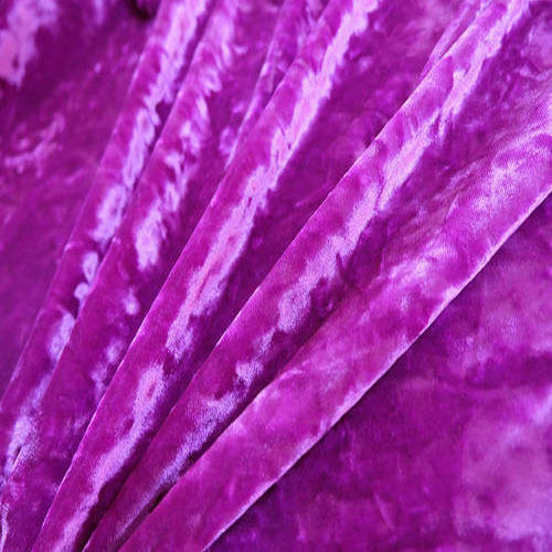 Purple Nailex Fur Fabric