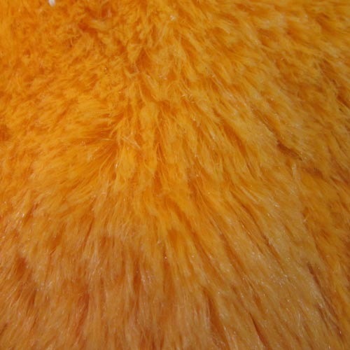 Orange Sherpa Fur Fabric