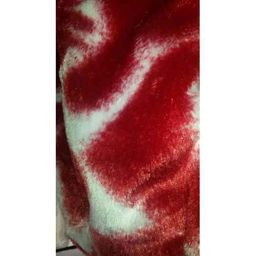 Water Print Fur Fabric