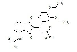 D Rac-4 -O-desmethyl-4 -O-ethyl Apremilast C23h26n2o7s