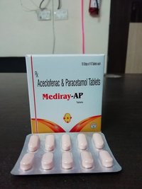 Aceclofenac & Paracetamol Tablet Organic Medicine