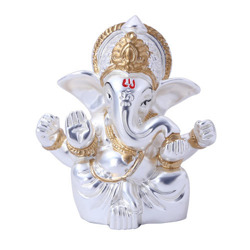 Silver Plated Ganesh Figurines
