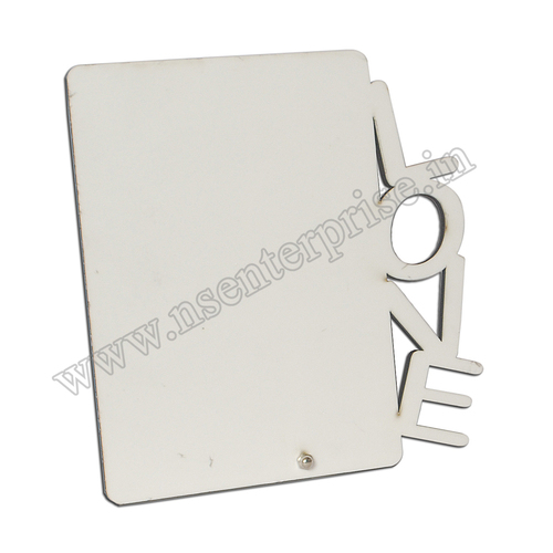 BT-55 MDF TABLE FRAME - Wooden Material, Bright White Color | High-Quality Sublimation MDF Frame for Lively Prints and Vivid Colors