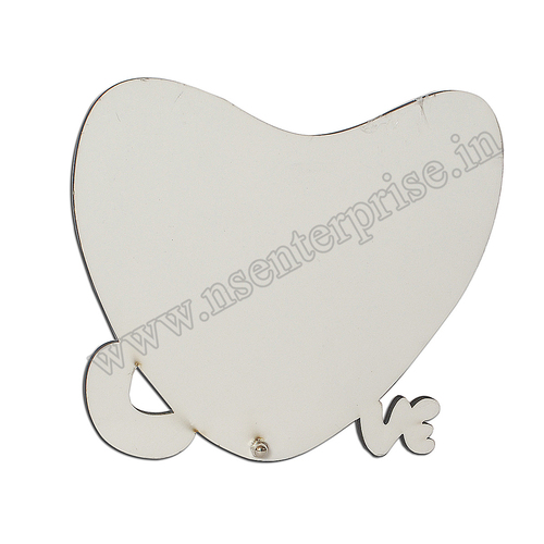 BT-58 MDF TABLE FRAME - High Quality MDF, Personalized Photo Frame, White Color | Vivid Sublimation Prints with Bright Colors