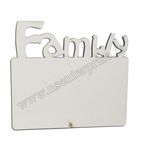 BT-60 MDF TABLE FRAME - White Wooden Sublimation Frame | High-Quality MDF, Lively Prints, Personalized Photo Display