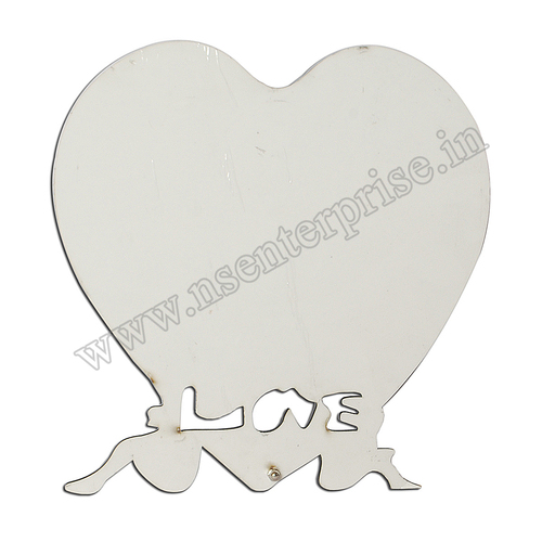 BT-63 MDF TABLE FRAME - High-Quality MDF, Personalized Photo Frame, Bright Color Sublimation Process, White Wooden Finish