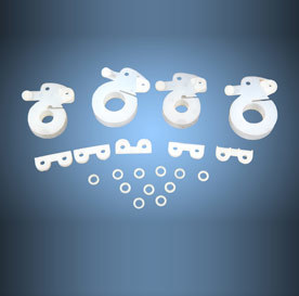 Plastic Bobbin - Nylon 6, Injection Molding, White | Long Lasting, Excellent Finishing, Customized to Client Specifications