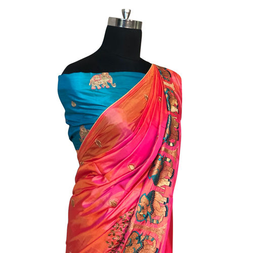 Heavy Border Saree