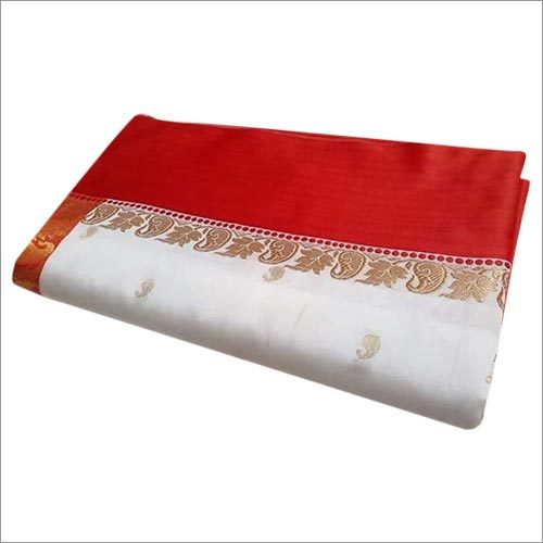 Red And White Dhakai Jamdani Sarees