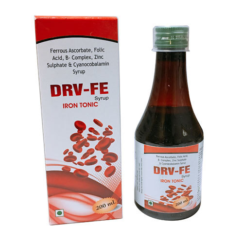 Ferrous Ascorbate Folic Acid B- Complex Zinc Sulphate & Cyanocobalamin Syrup