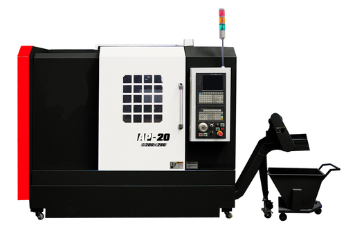 Black Professional Slant Bed Lathe Price For Metal Working