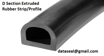 D Section Extruded Rubber