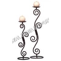 Modern Stylo Candle Holder - Finishing: Coated