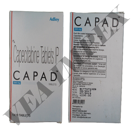 Capad 500 mg(Capecitabine Tablets)