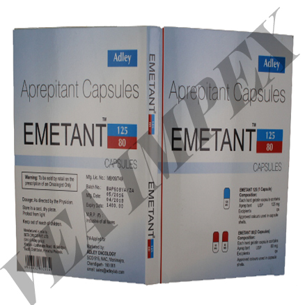 Emetant 125 mg(Aprepitant Capsules)