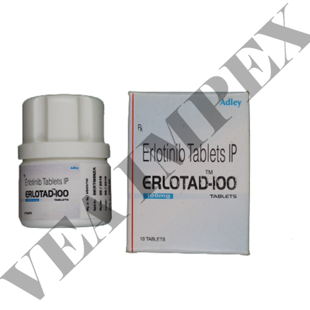 Erlotad 100 Mg(Erlotinib Tablets) General Medicines